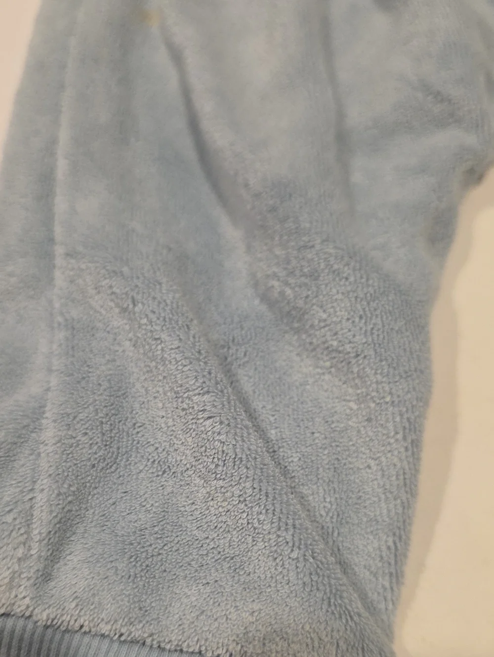 Carters Soft Light Blue Plush Baby Pants Size 6m